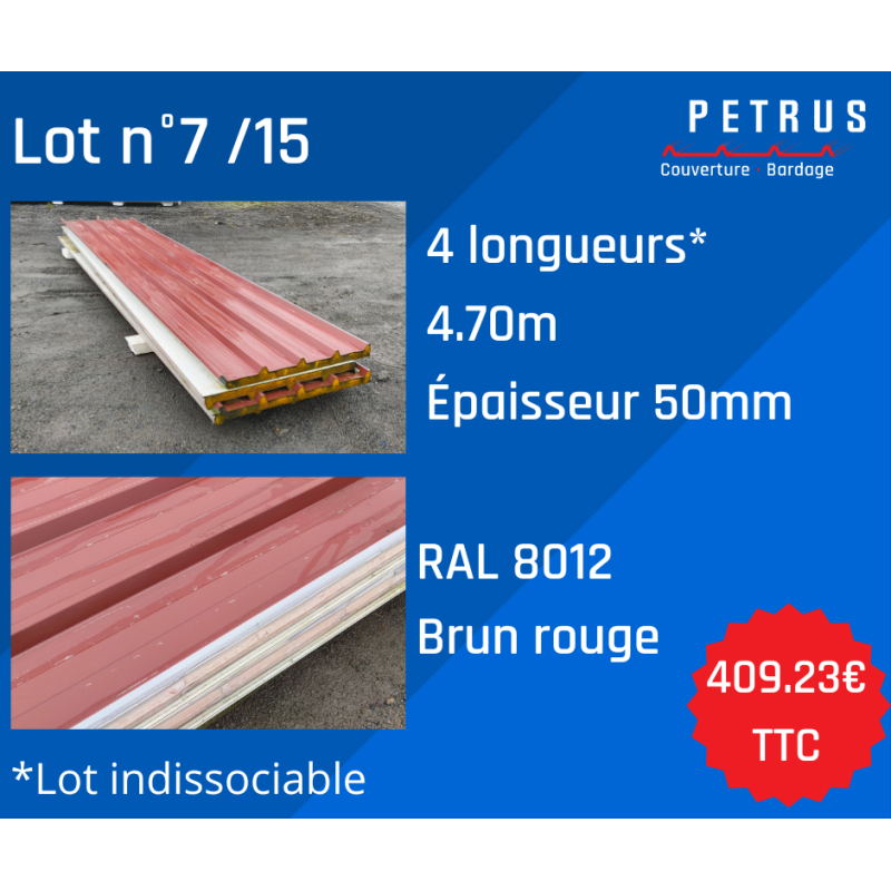Lot n°7 /15 Couverture déclassée