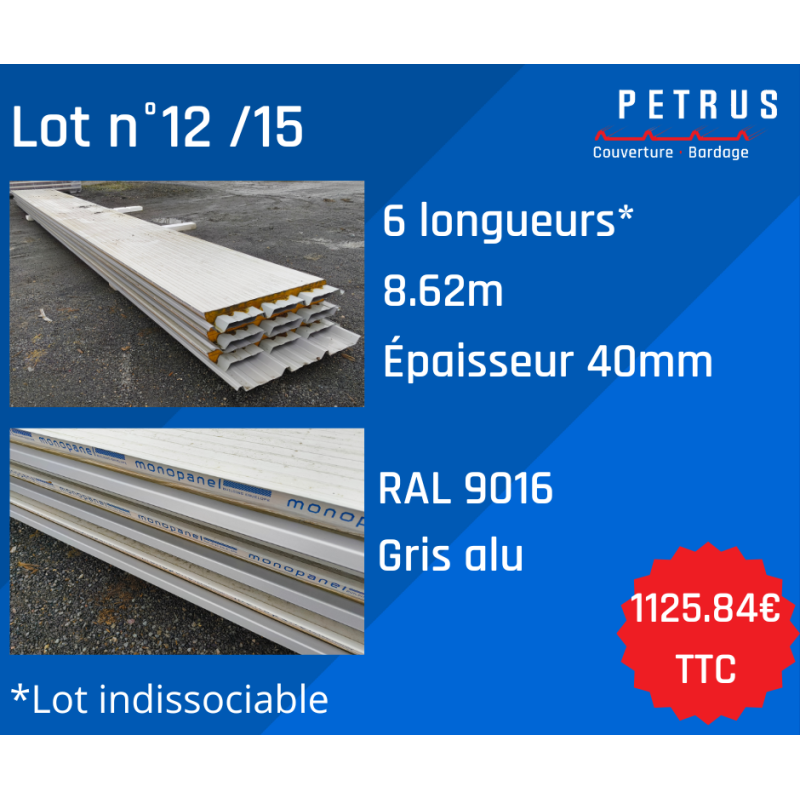 Lot n°12 /15 Couverture déclassée
