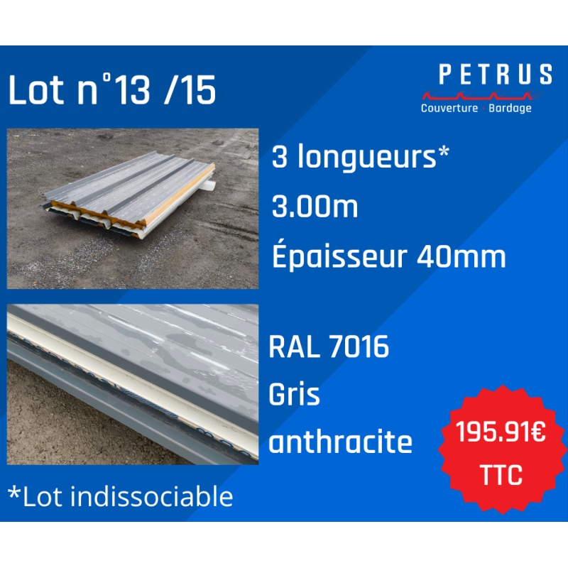Lot n°13 /15 Couverture déclassée