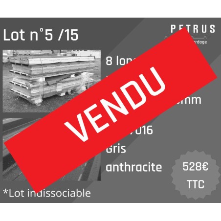 VENDU Lot n°5 /15 Couverture Déclassée