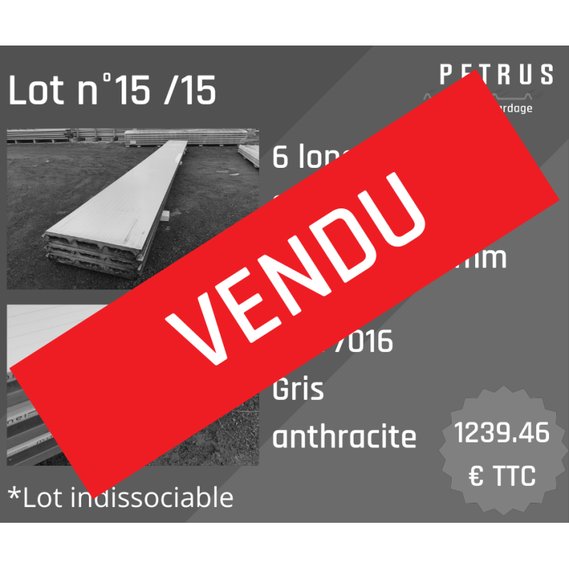 Lot n°15 /15 Couverture déclassée