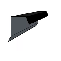 Bande de rive retombante