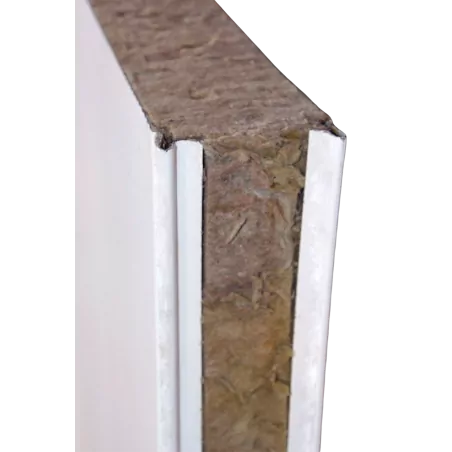Panneau de bardage laine de roche