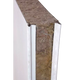 Panneau de bardage laine de roche